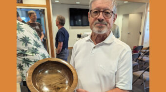 Jerry Galli Turned a Walnut Bowl