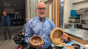 Daniel Saal turned several bowls