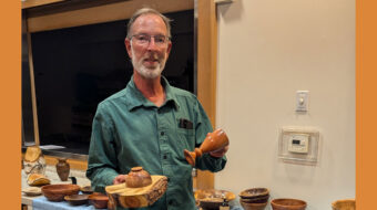 Dean Caudle turned a box & goblet