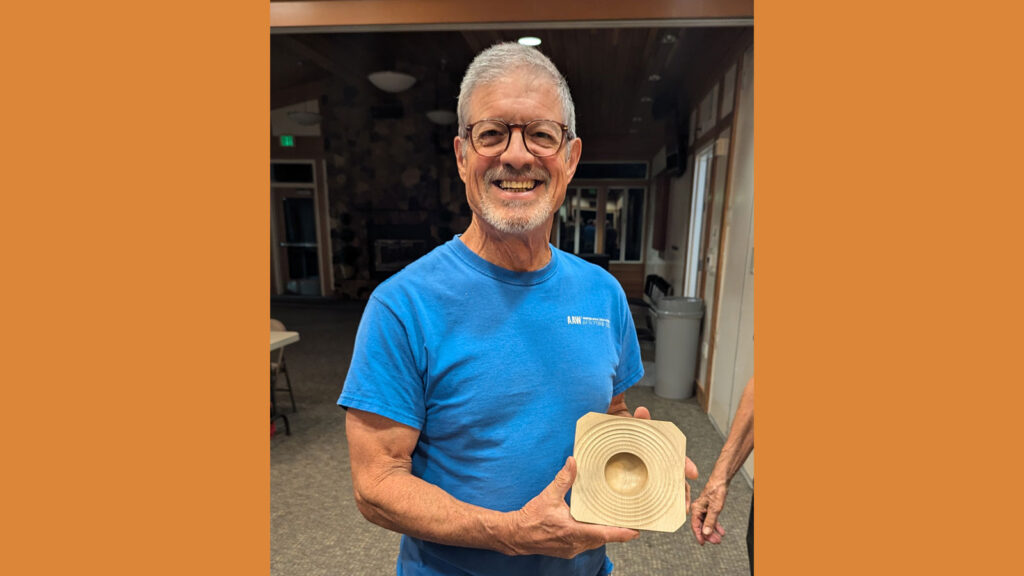 Jerry Galli turned a ripple bowl