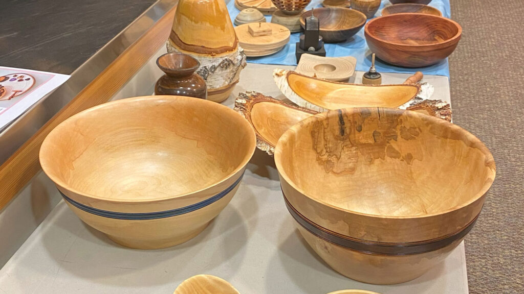 Maple salad bowls by Tom Gaston