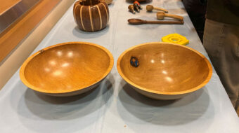 Two large salad bowls by Dan Boehmke