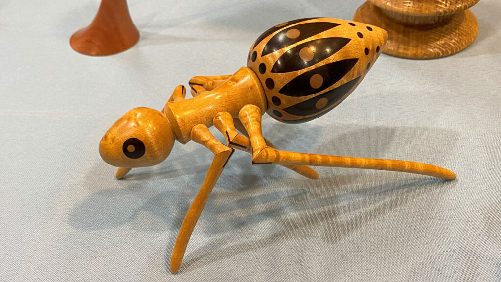 Segmented turning: ant by Michael Sage