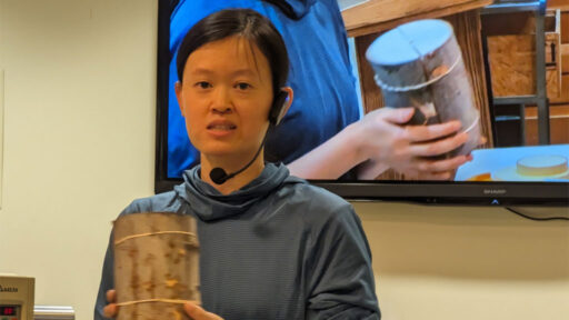 Tina Chou presents bowl turning, September 2023