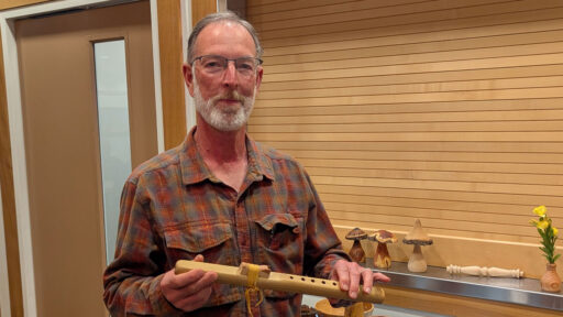 Dean Caudle turned a flute