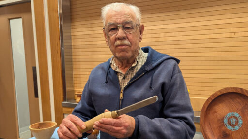 Larry Maggi made a negative rake scraper