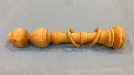 Spindle turning practice piece