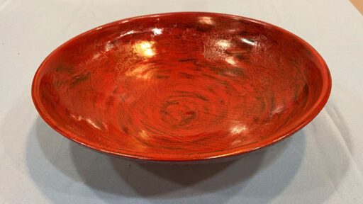 Textured maple bowl by Kelly Smith
