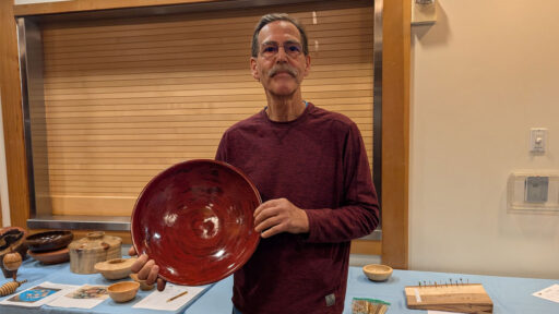 Kelly Smith turned and embellished a bowl