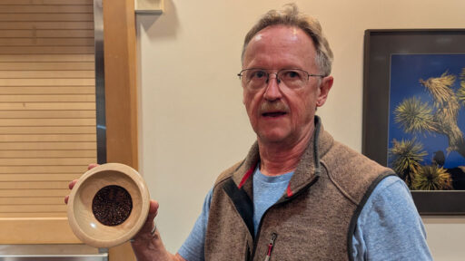 Tom Gaston turned and embellished a bowl