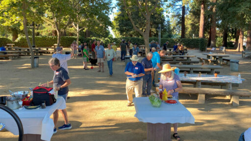 Woodturning picnic at Cuesta Park, Mountain View, CA.