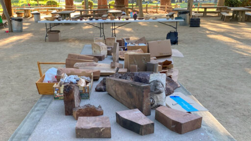 Mostly wood for woodturning.