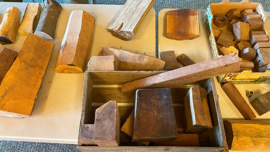 Mostly wood.