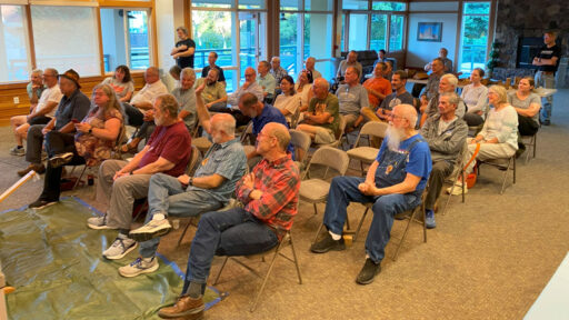 A large group of people who attended the WBW meeting in July 2025