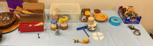 Various wood chucking options.