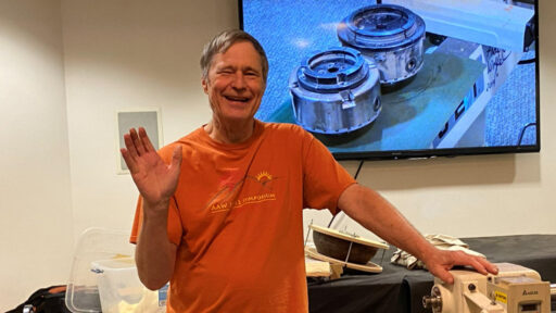 David explained the differences between various chuck jaws.