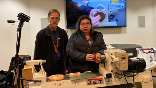 Kelly and Angela explained how to use a Dux chuck.