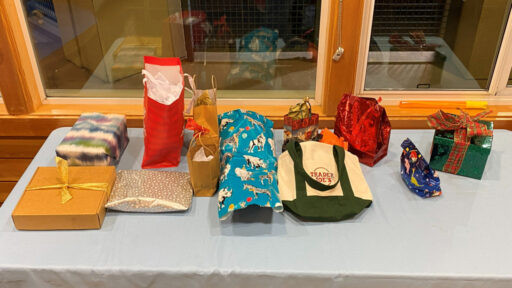 Wrapped woodturning gifts