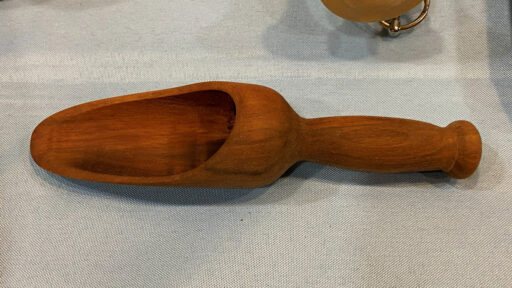 A scoop turned by Kelly from a broad-leaf Maple