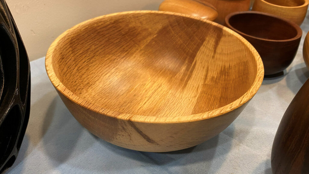 A calabash bowl turned by Tom Gaston.