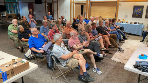 Attendees of the WBW meeting on March 18, 2026. The photo was taken for the woodturners newsletter.