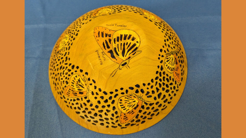 Back of pierced bowl by David Vannier