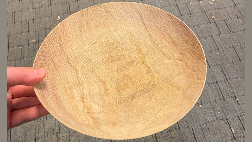 Paper-thin bowl by Mike Mahoney