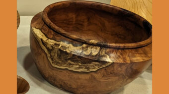 Mistery wood bowl by Tom Gaston